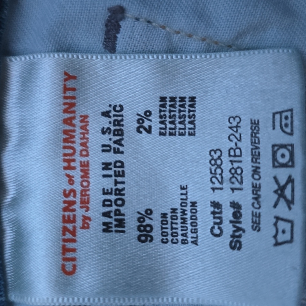 Citizens of Humanity Kelly Low Rise Bootcut Jeans Light Wash Y2K Denim 29 - Picture 13 of 14